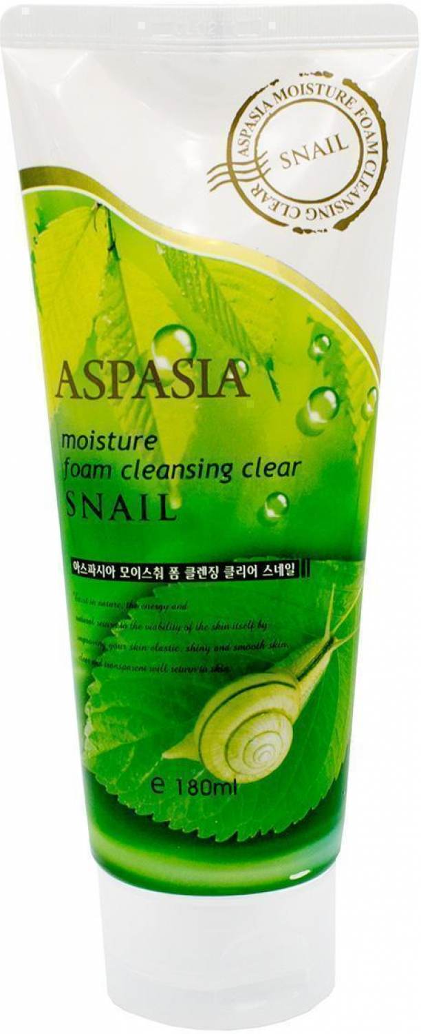 Snail пенка для умывания с муцином. Nature Republic Fresh Herb Snail Cleansing Foam. Green Snail Tea.