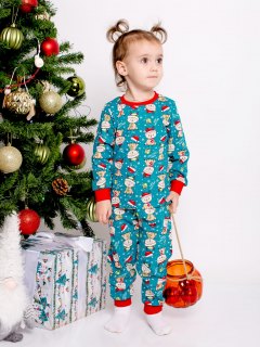 Купить Пижама детская новогодняя 000003456 в розницу