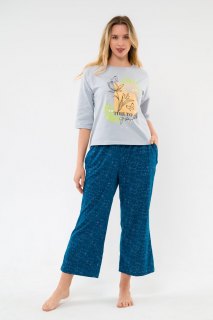 Купить Пижама женская с брюками 000005796 в розницу