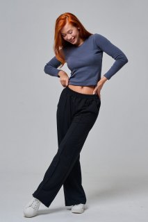 Купить Брюки женские из футера 000008323 в розницу