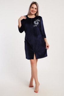 Купить Халат на молнии велюровый 000008335 в розницу