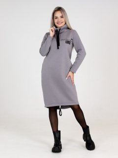 Купить Платье женское из футера с начесом 087401402 в розницу