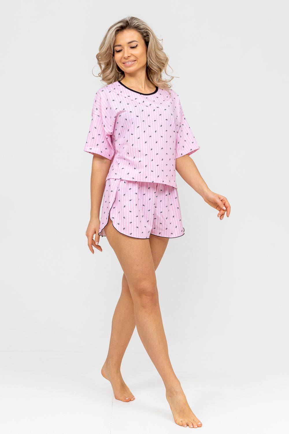 Пижама женская с шортами. Артикул 000005328