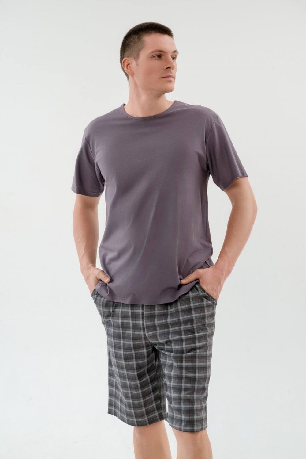 Пижама мужская с шортами. Артикул 000005431