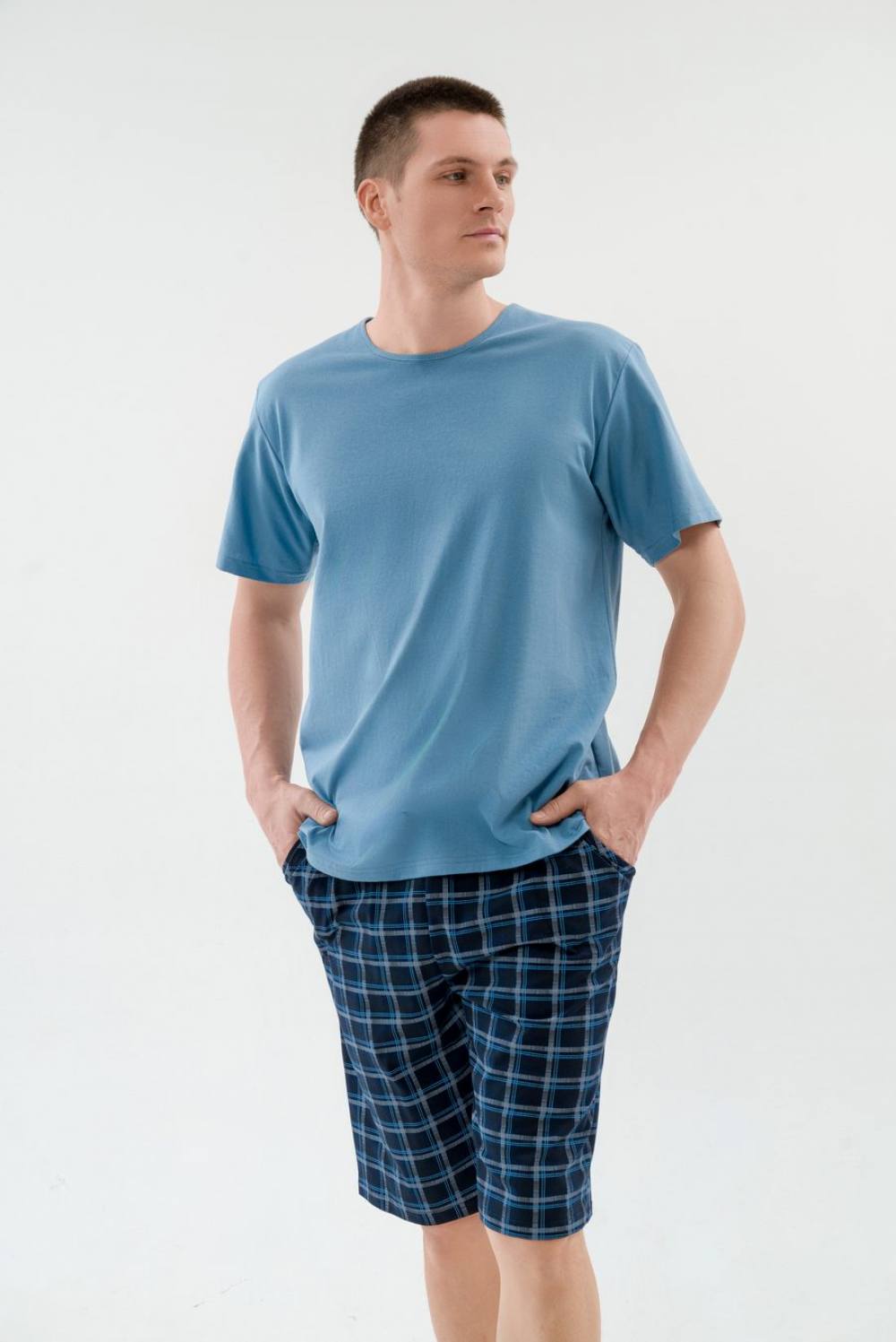 Пижама мужская с шортами. Артикул 000005433