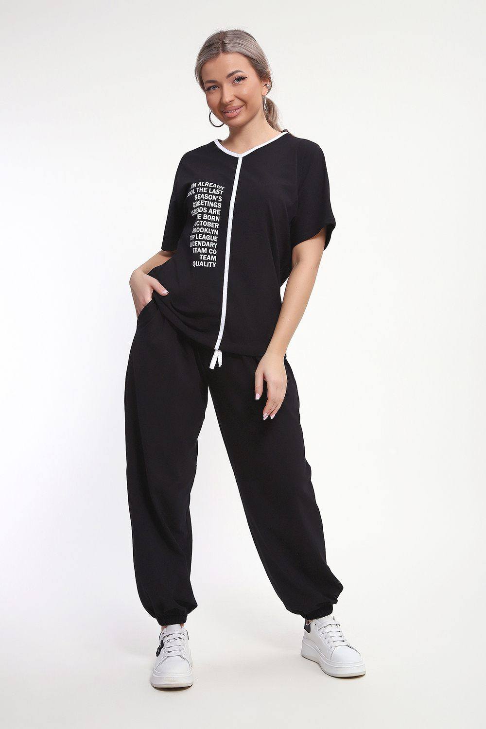 Костюм женский с брюками. Артикул 000008355