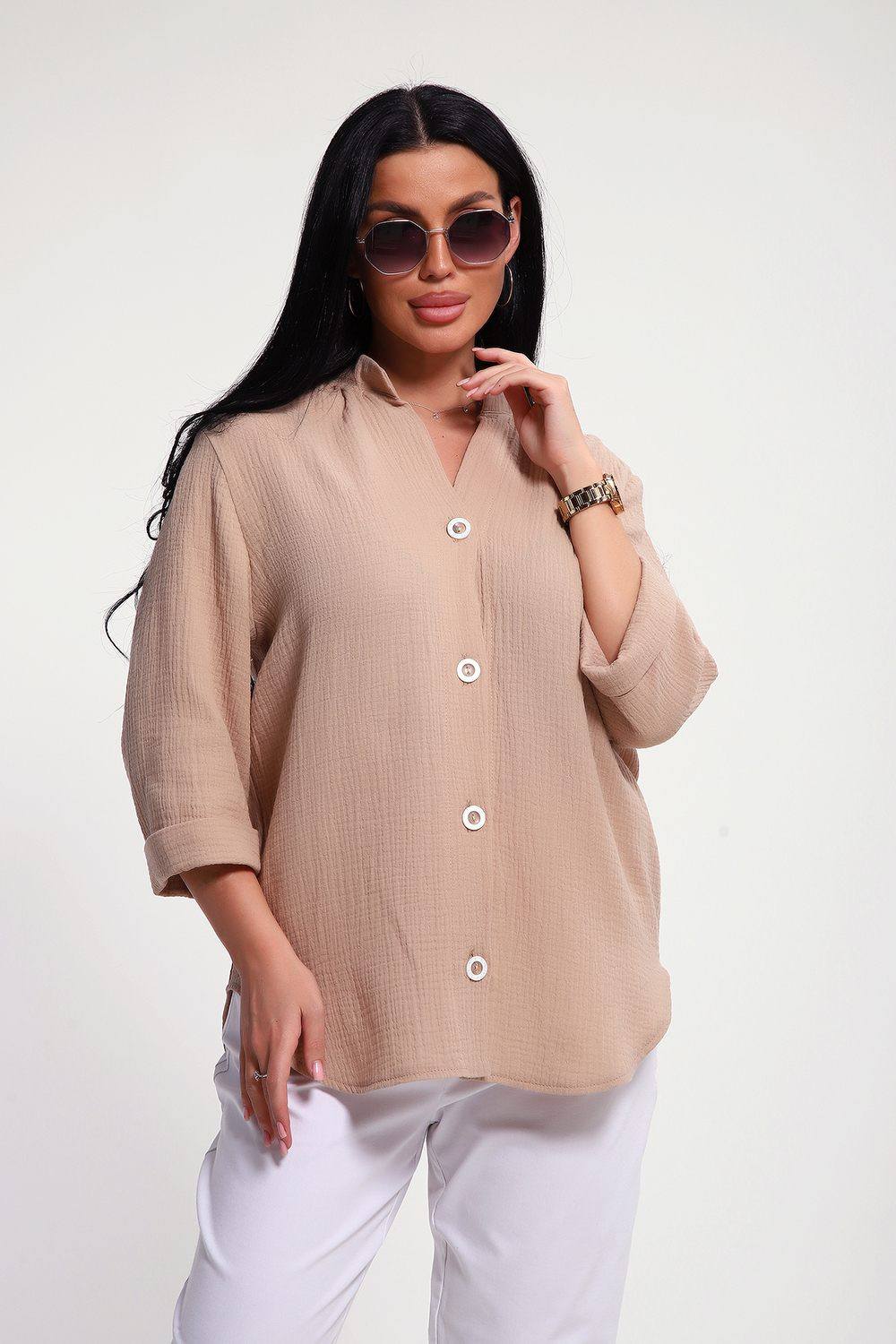 Рубашка летняя из муслина. Артикул 000008434