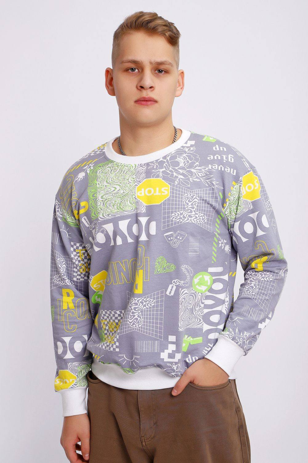 Свитшот из футера. Артикул 000008441