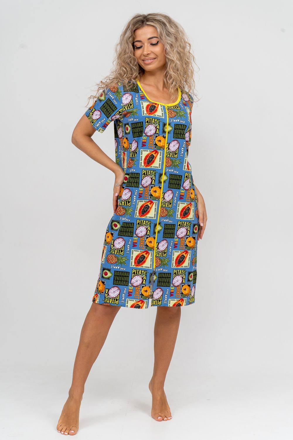 Халат на молнии. Артикул 000008450