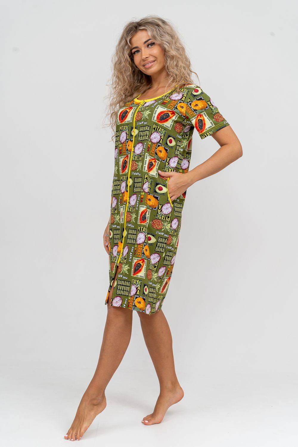 Халат на молнии. Артикул 000008450