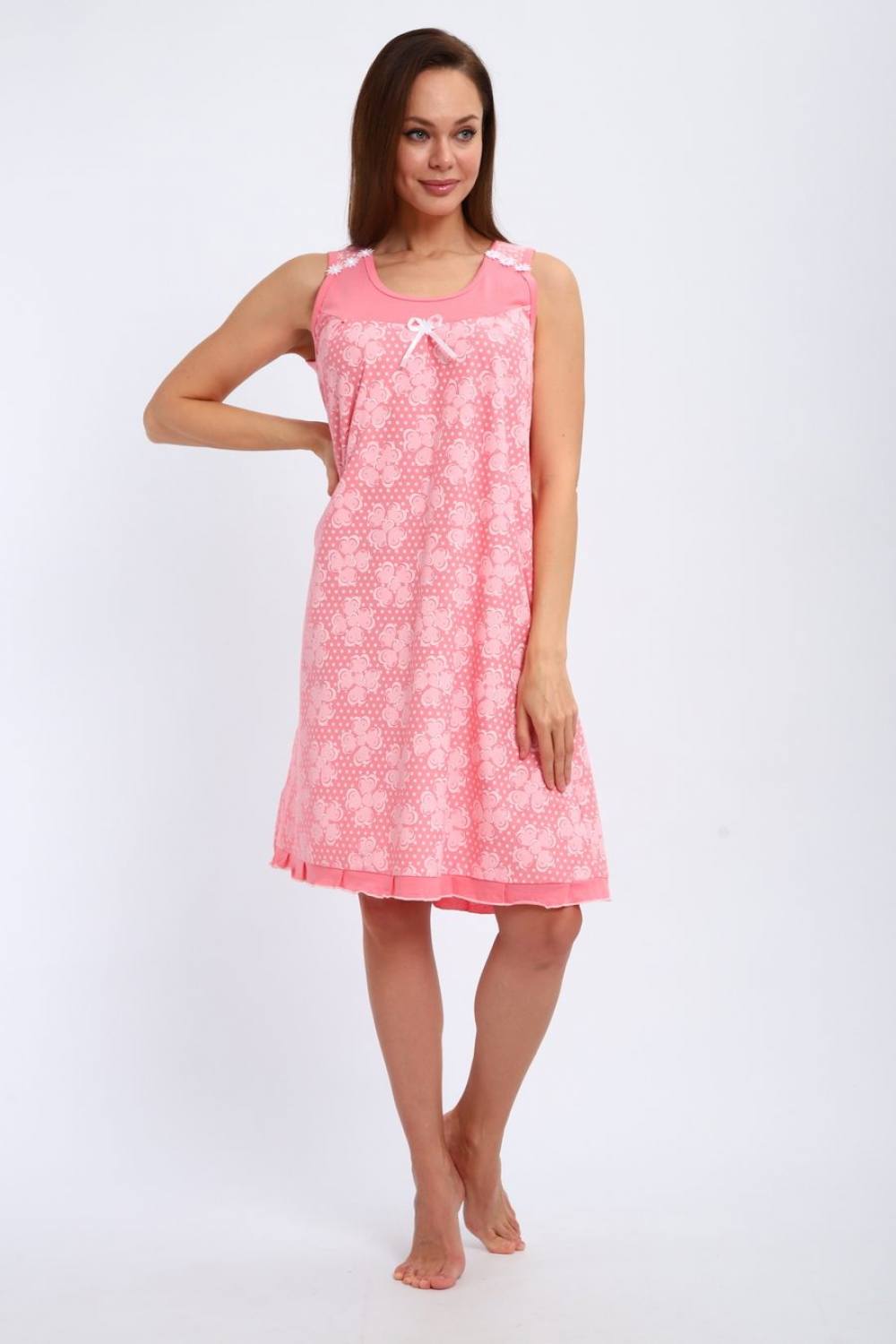 Ночная сорочка из кулирки. Артикул 000008455