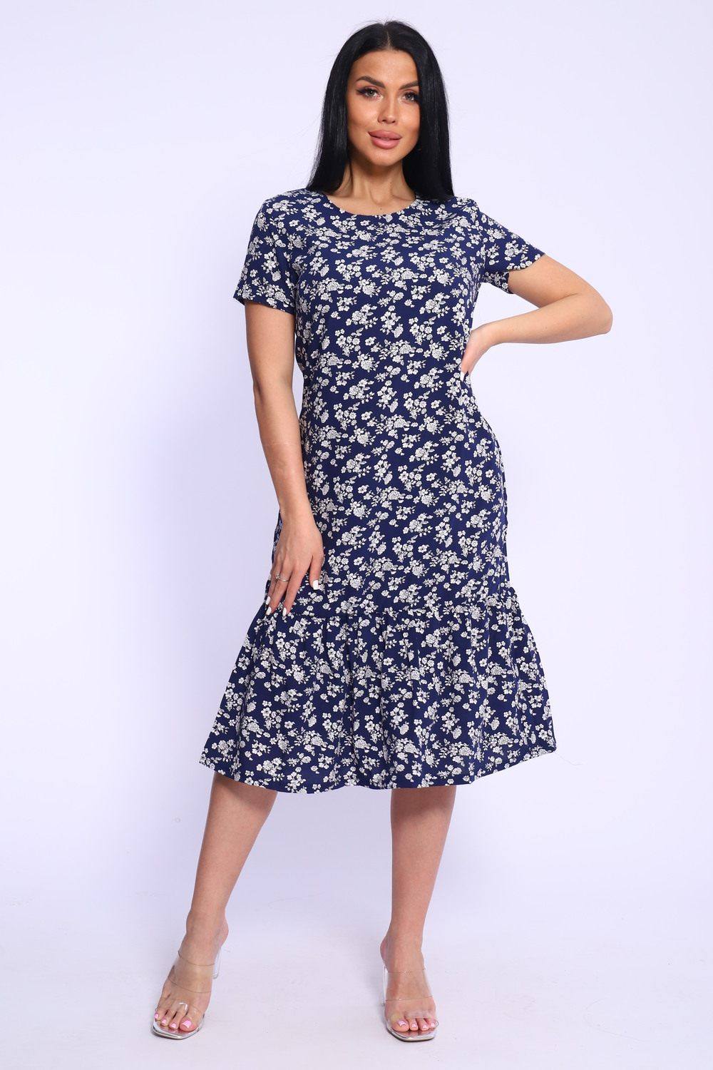 Платье летнее из штапеля. Артикул 000008486