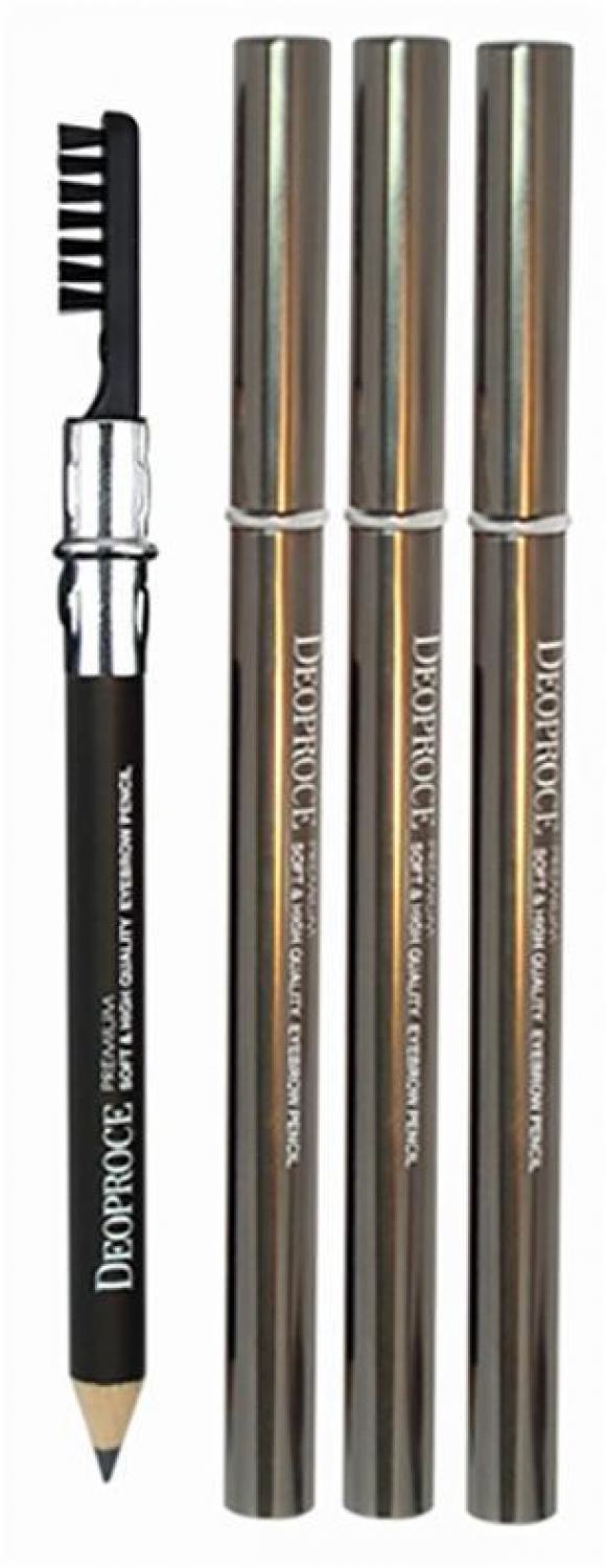 Карандаш для бровей Deoproce Premium Soft High Quality Eyebrow Pencil тон 25. Артикул 021100044