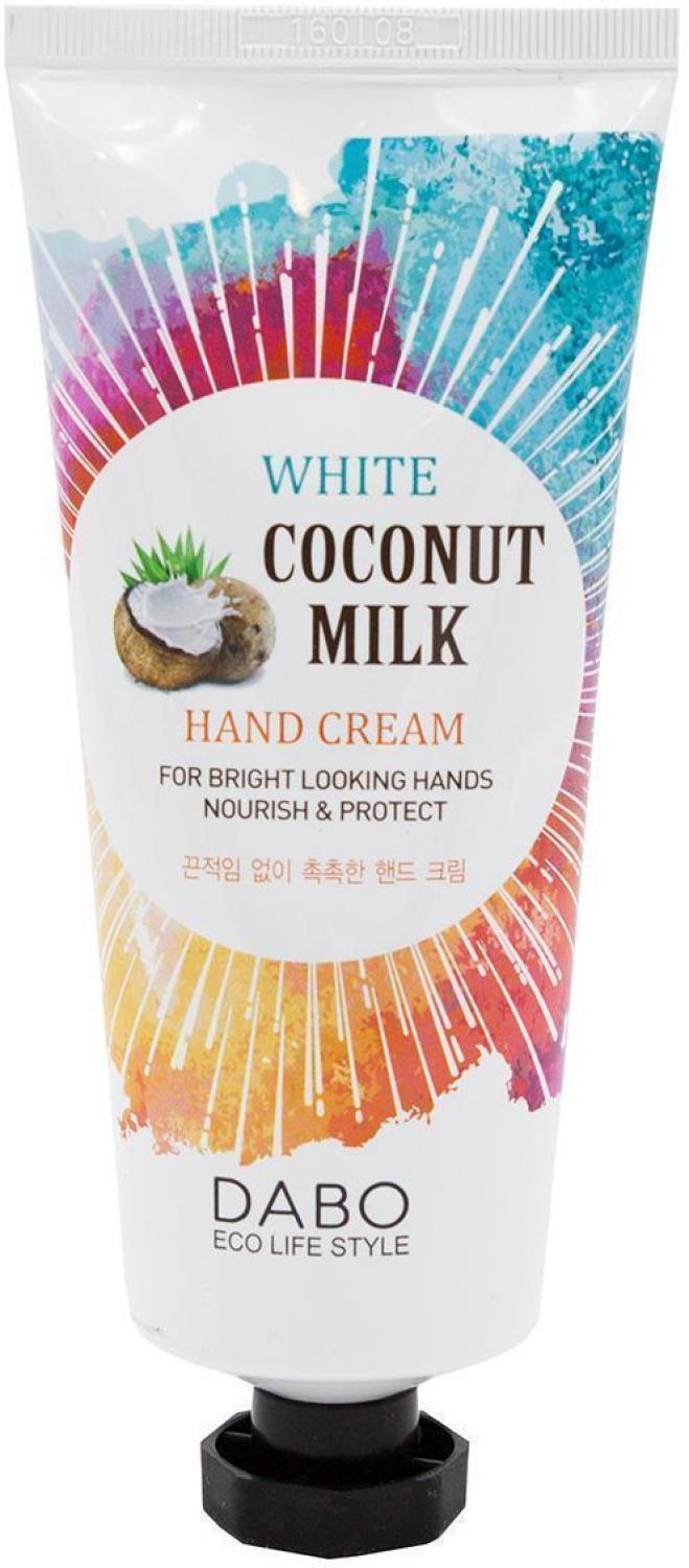 Крем для рук с экстрактом кокоса DABO White Coconut Milk Hand Cream. Артикул 081000012