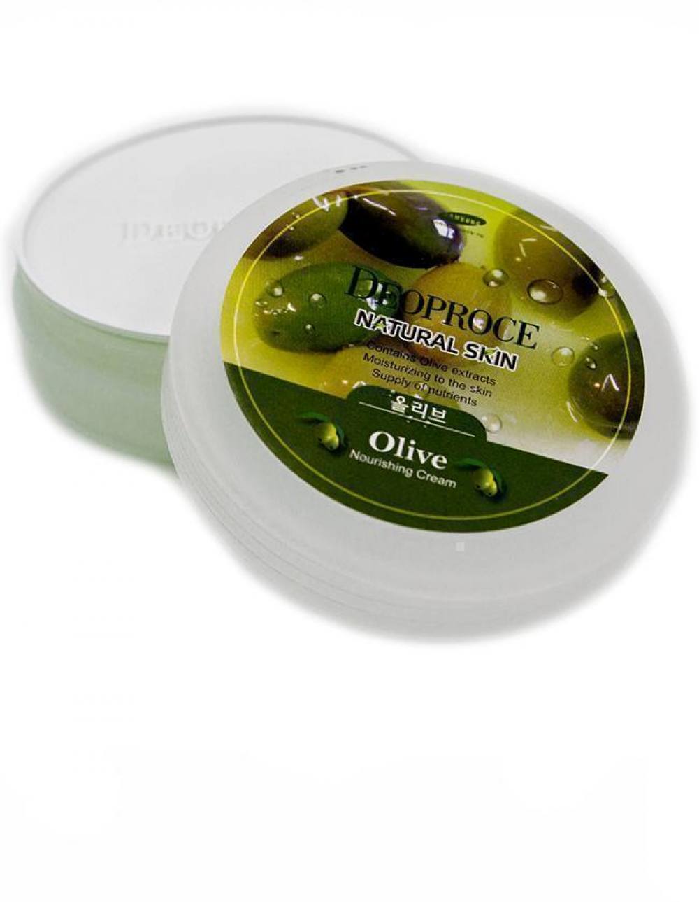 Крем для лица и тела на основе экстракта оливы Deoproce Natural Skin Olive Nourishing Cream. Артикул 082300027