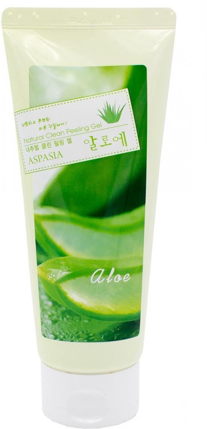 Пилинг-скатка для лица с экстрактом Алоэ Natural Clean Peeling Gel Aloe. Артикул 082300055